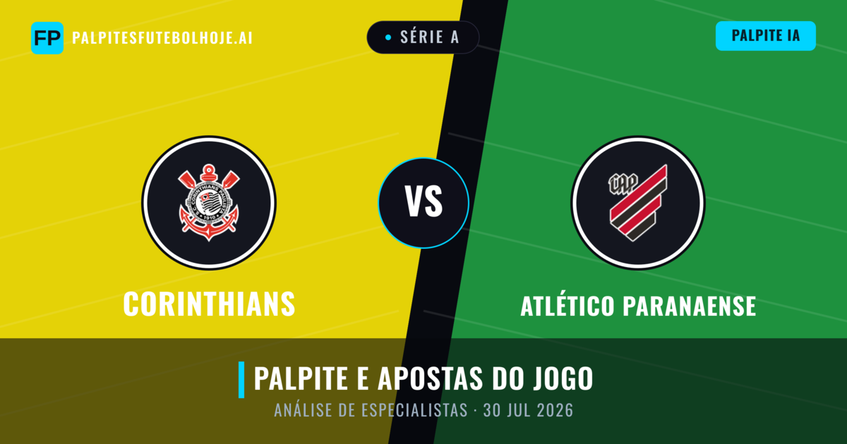 Corinthians vs Atlético Paranaense — prognóstico e prévia do jogo