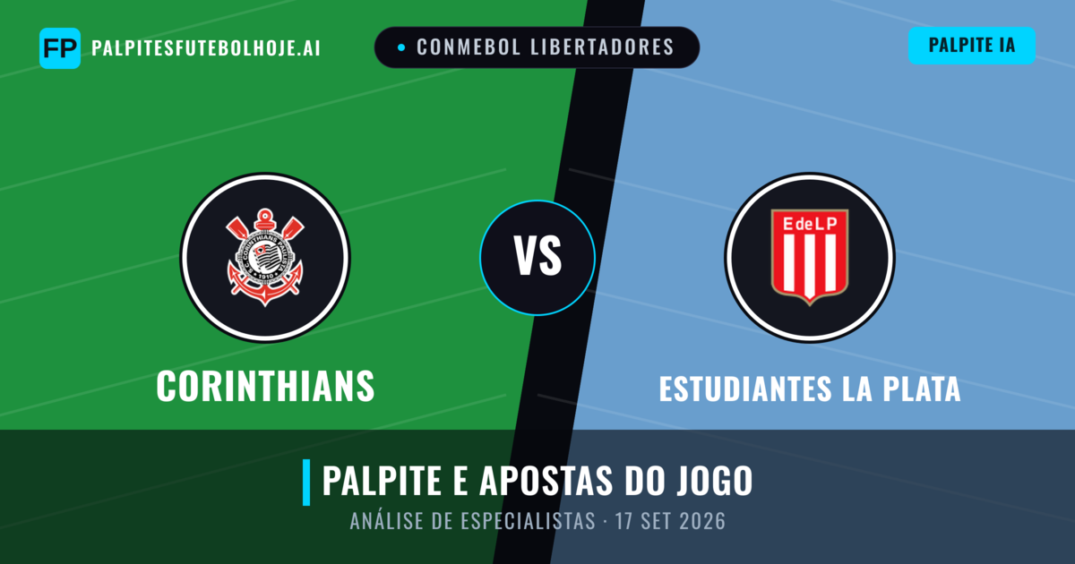 Corinthians vs Estudiantes La Plata — prognóstico e prévia do jogo