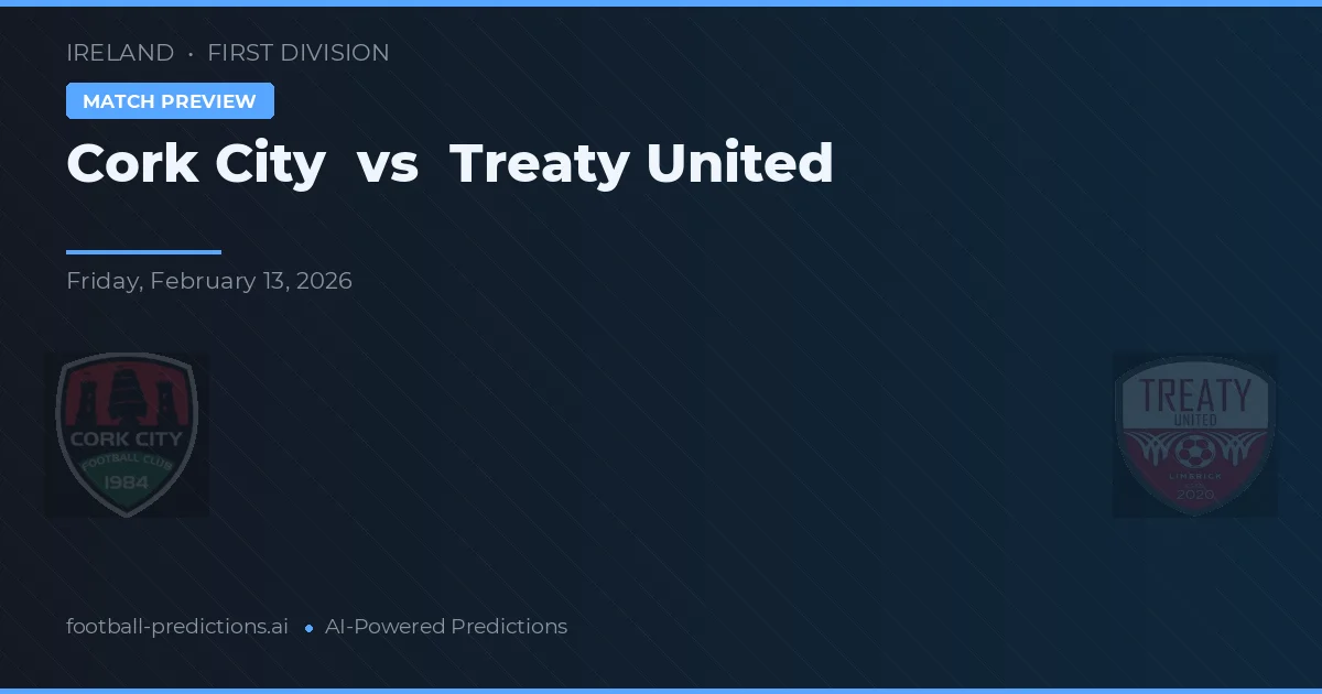 Cork City vs Treaty United — prognóstico e prévia do jogo