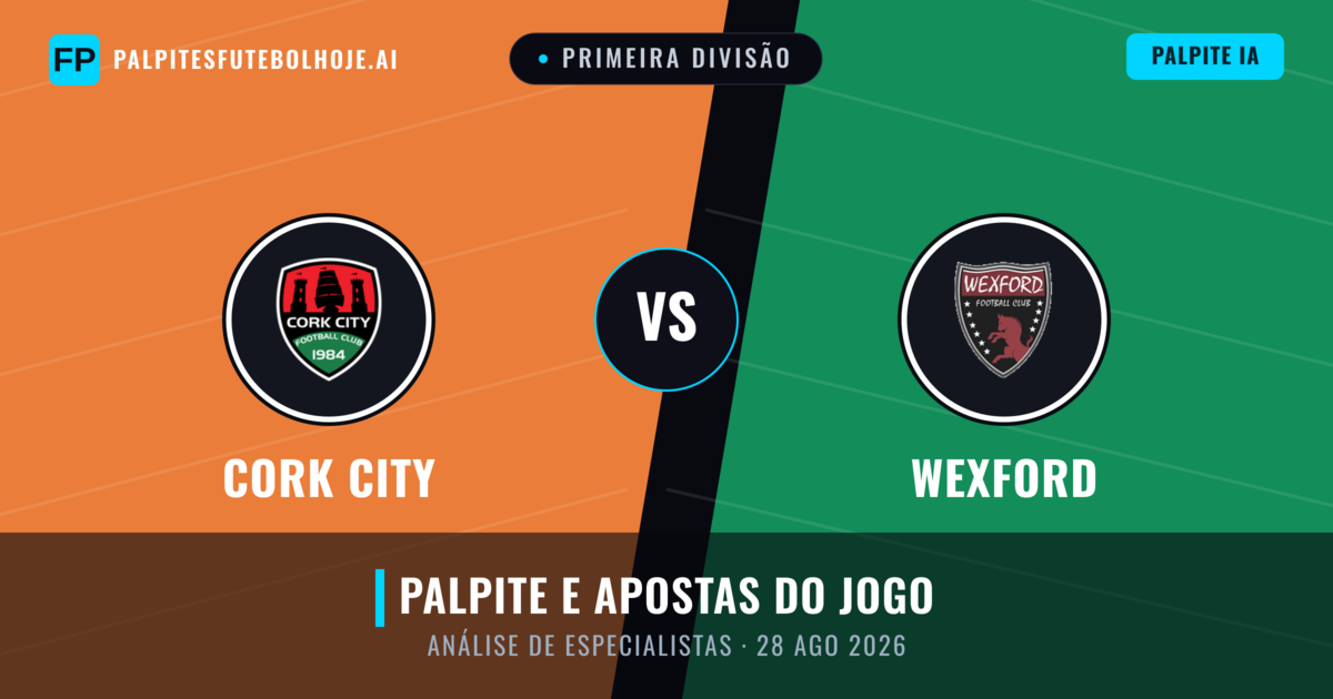 Cork City vs Wexford — prognóstico e prévia do jogo
