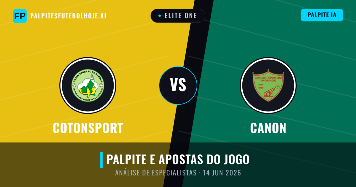Cotonsport vs Canon — prognóstico e prévia do jogo