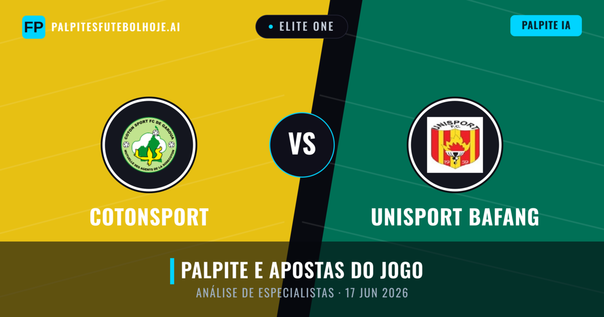 Cotonsport vs Unisport Bafang — prognóstico e prévia do jogo