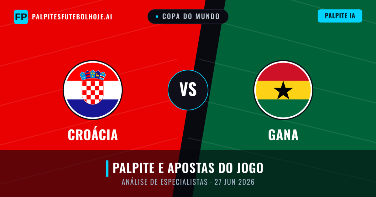 Croácia vs Gana — prognóstico e prévia do jogo