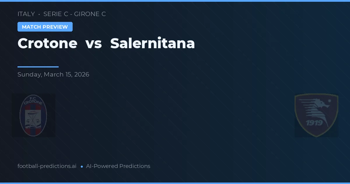 Crotone vs Salernitana — prognóstico e prévia do jogo