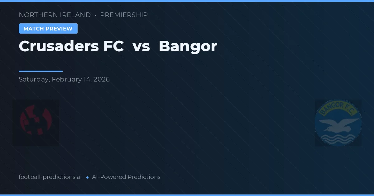 Crusaders FC vs Bangor — prognóstico e prévia do jogo