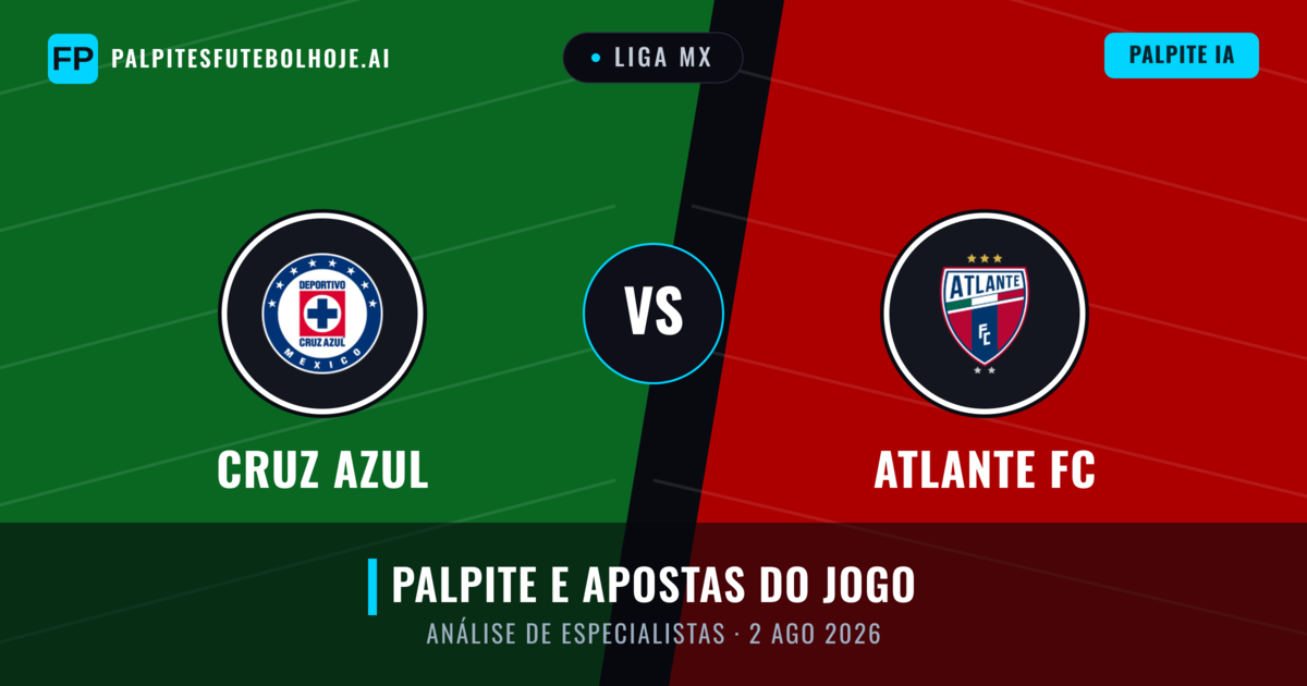 Cruz Azul vs Atlante FC — prognóstico e prévia do jogo