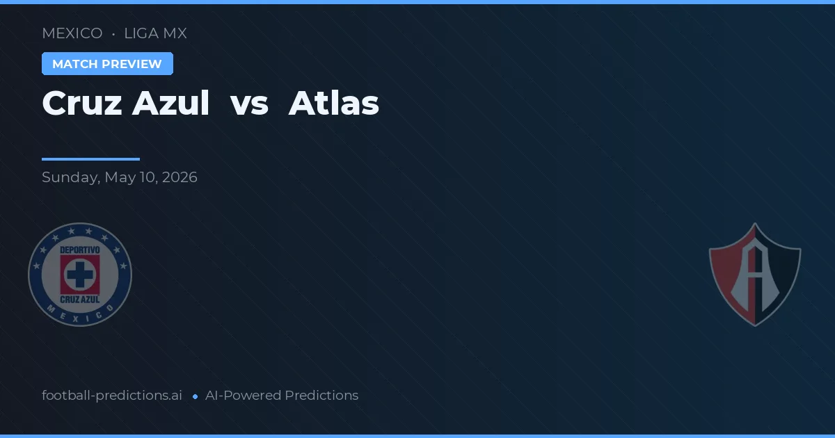 Cruz Azul vs Atlas — prognóstico e prévia do jogo