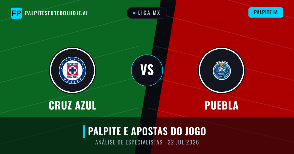Cruz Azul vs Puebla — prognóstico e prévia do jogo