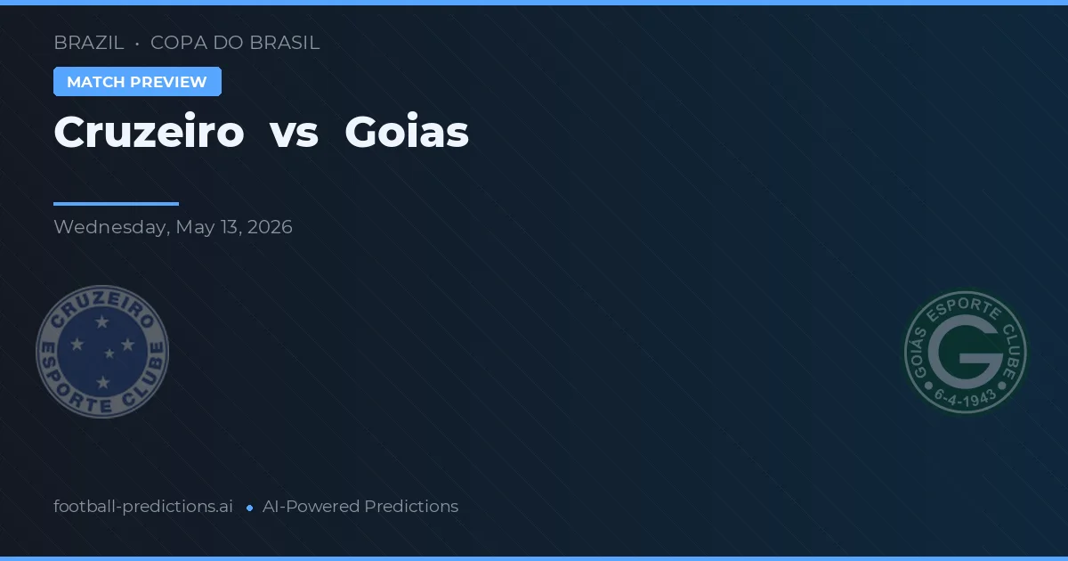 Cruzeiro vs Goiás — prognóstico e prévia do jogo