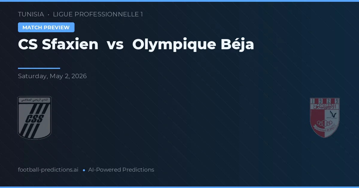 CS Sfaxien vs Olympique Béja — prognóstico e prévia do jogo