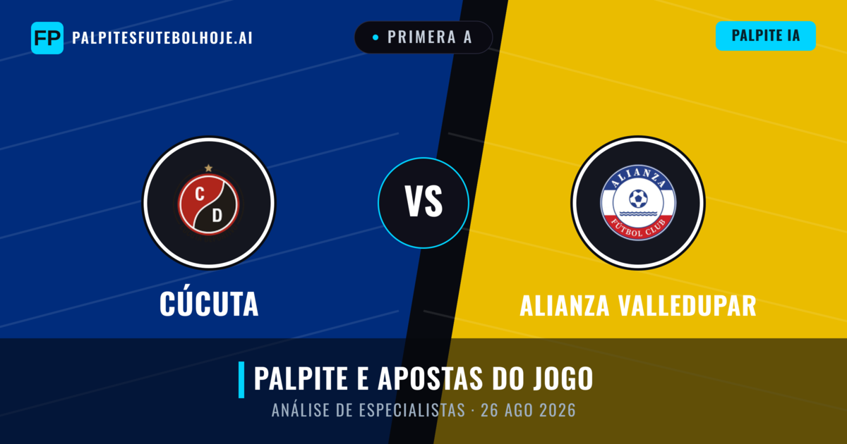 Cúcuta vs Alianza Valledupar — prognóstico e prévia do jogo