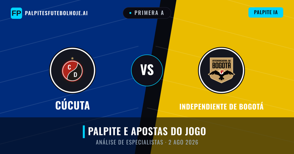 Cúcuta vs Independiente de Bogotá — prognóstico e prévia do jogo