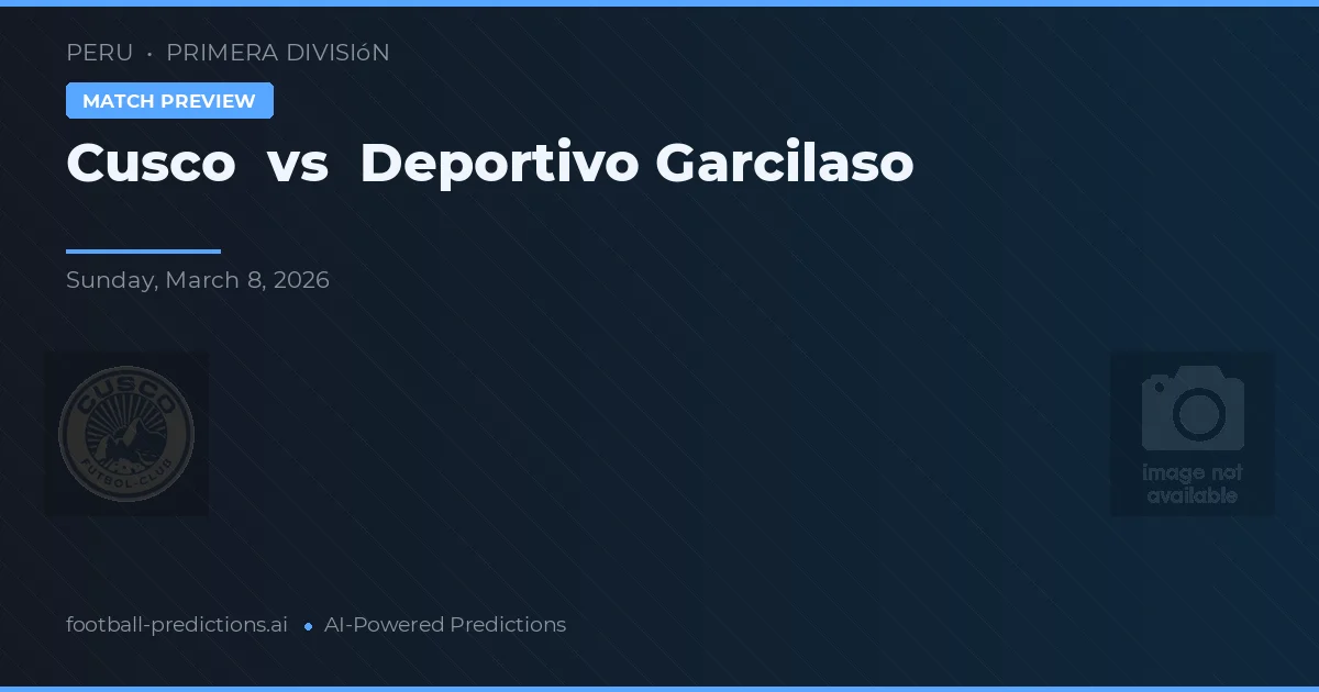 Cuzco vs Deportivo Garcilaso — prognóstico e prévia do jogo