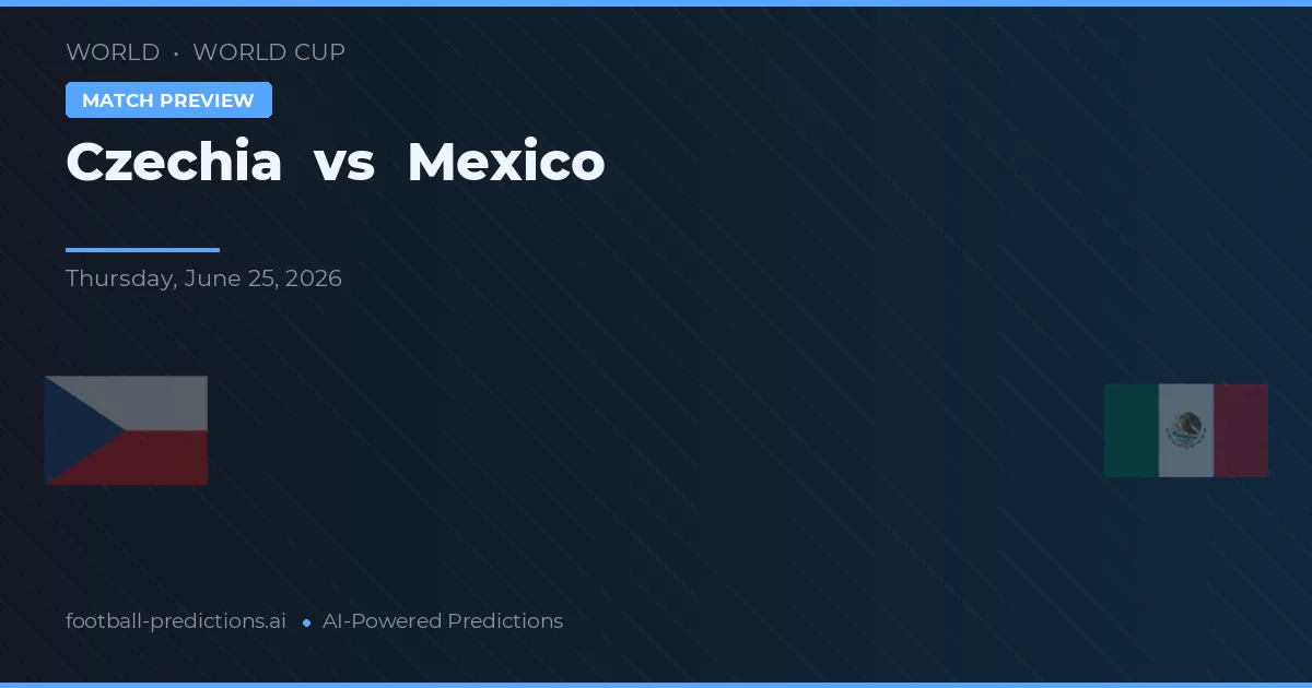 República Tcheca vs México — prognóstico e prévia do jogo