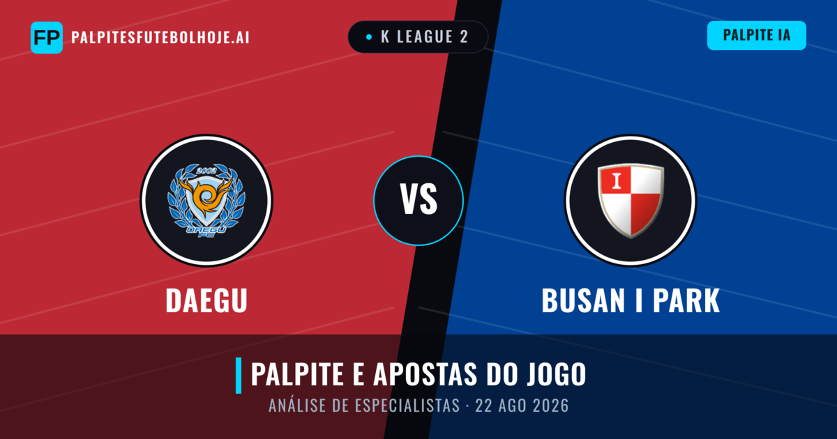 Daegu vs Busan I Park — prognóstico e prévia do jogo