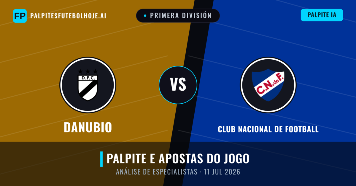 Danubio vs Club Nacional de Football — prognóstico e prévia do jogo