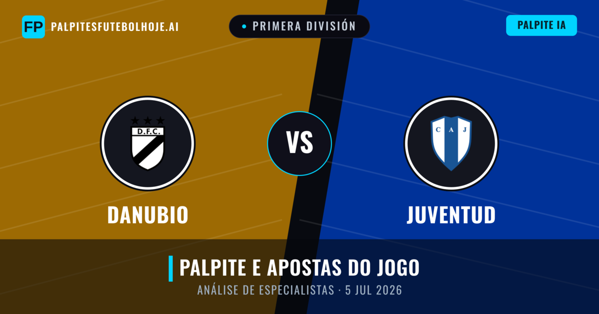 Danubio vs Juventud — prognóstico e prévia do jogo
