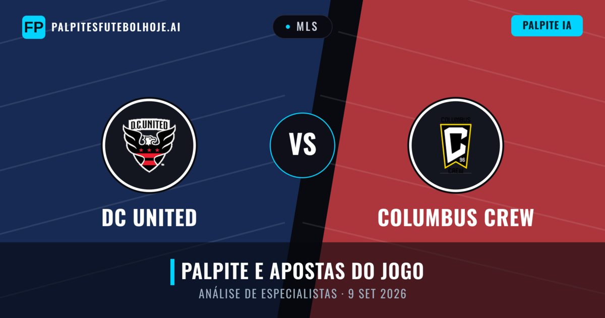 DC United vs Columbus Crew — prognóstico e prévia do jogo