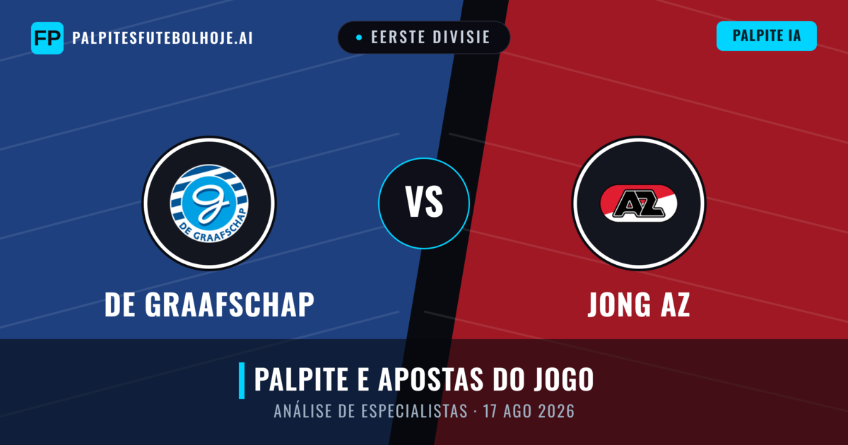 De Graafschap vs Jong AZ — prognóstico e prévia do jogo