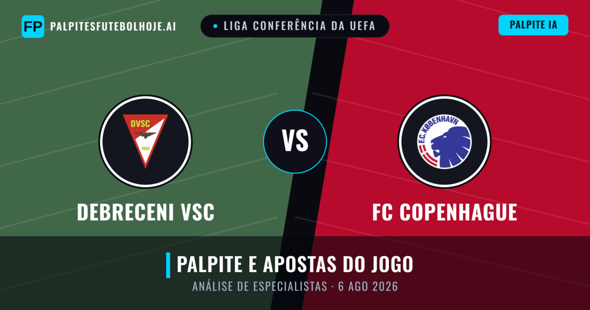 Debreceni VSC vs FC Copenhague — prognóstico e prévia do jogo