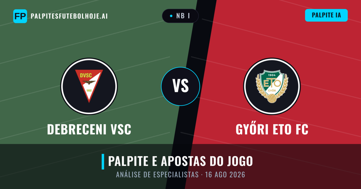 Debreceni VSC vs Győri ETO FC — prognóstico e prévia do jogo