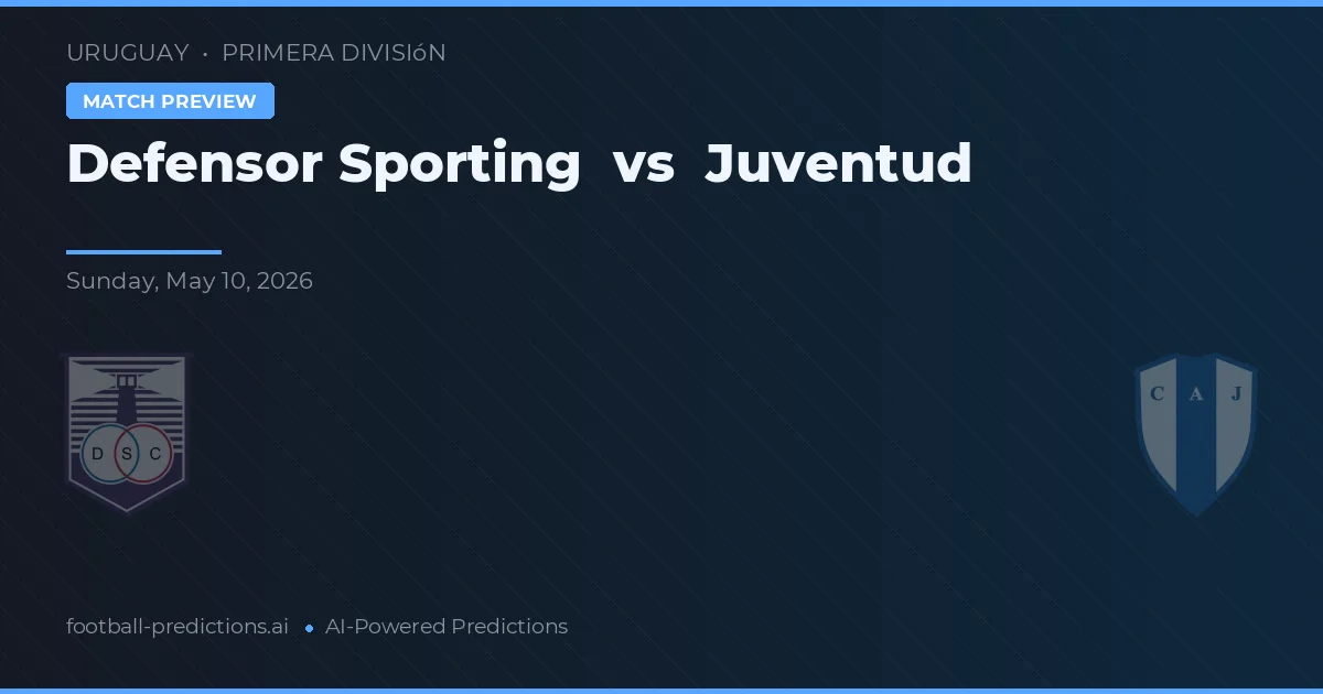 Defensor Sporting vs Juventud — prognóstico e prévia do jogo