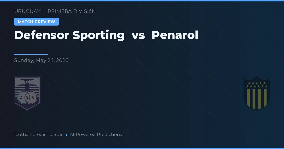 Defensor Sporting vs Peñarol — prognóstico e prévia do jogo