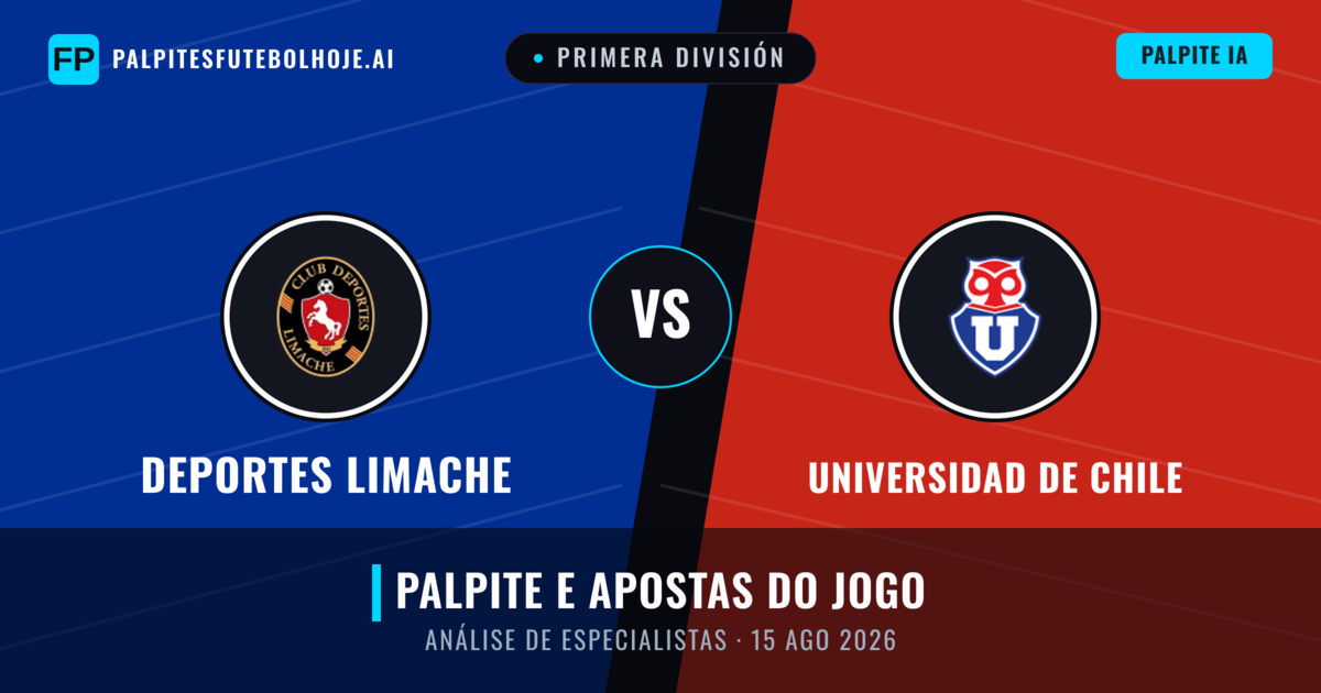 Deportes Limache vs Universidad de Chile — prognóstico e prévia do jogo