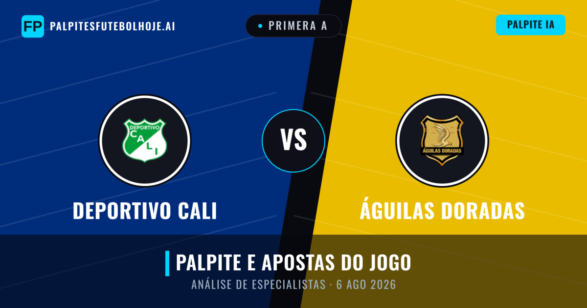 Deportivo Cali vs Águilas Doradas — prognóstico e prévia do jogo