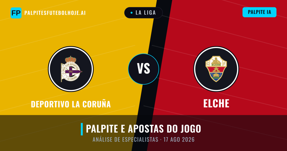 Deportivo La Coruña vs Elche — prognóstico e prévia do jogo