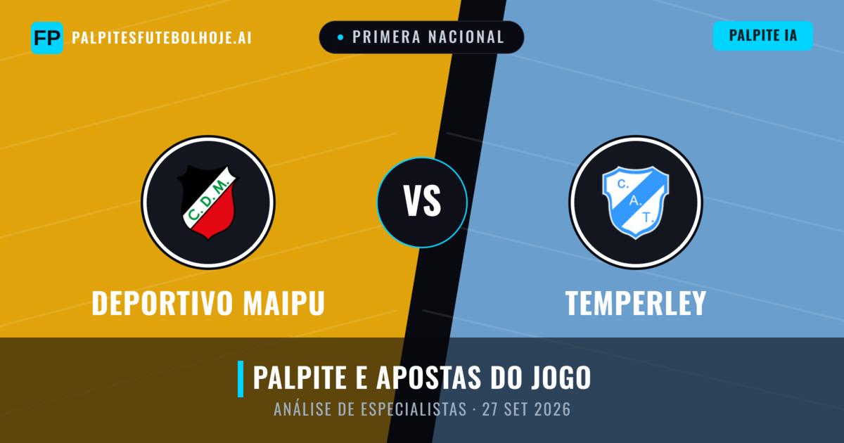 Deportivo Maipu vs Temperley — prognóstico e prévia do jogo