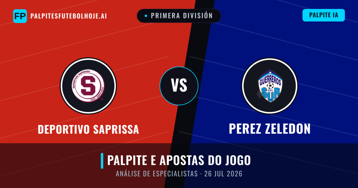 Deportivo Saprissa vs Perez Zeledon — prognóstico e prévia do jogo