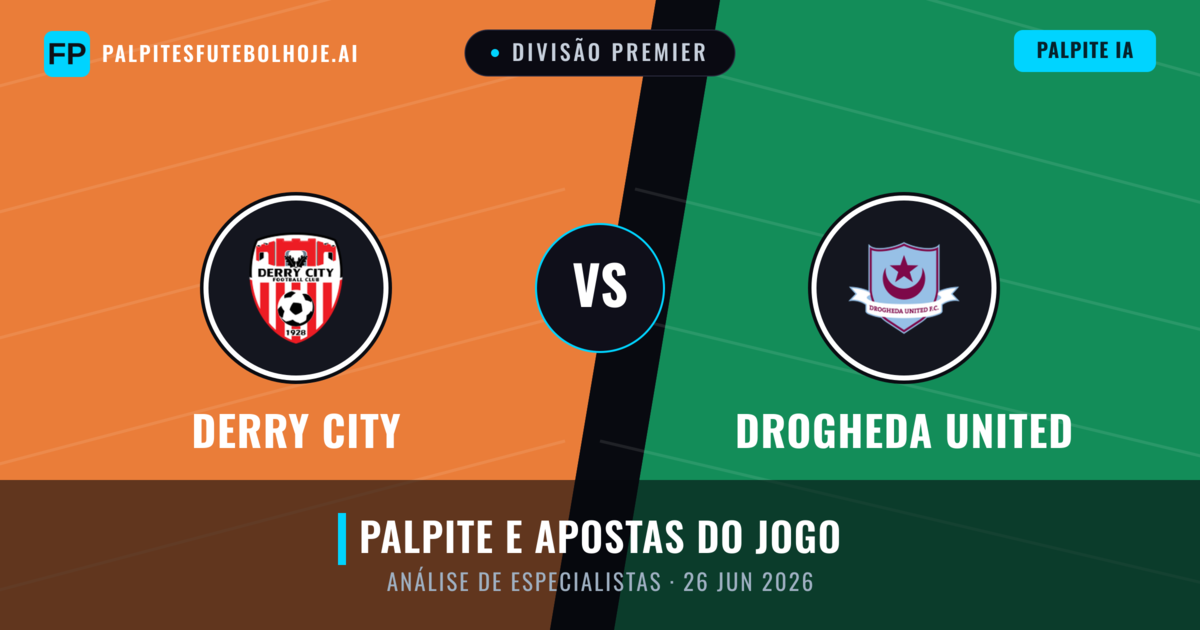 Derry City vs Drogheda United — prognóstico e prévia do jogo