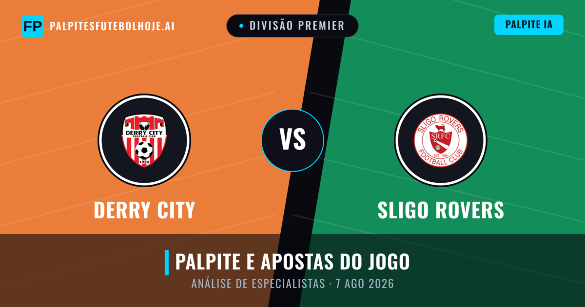 Derry City vs Sligo Rovers — prognóstico e prévia do jogo