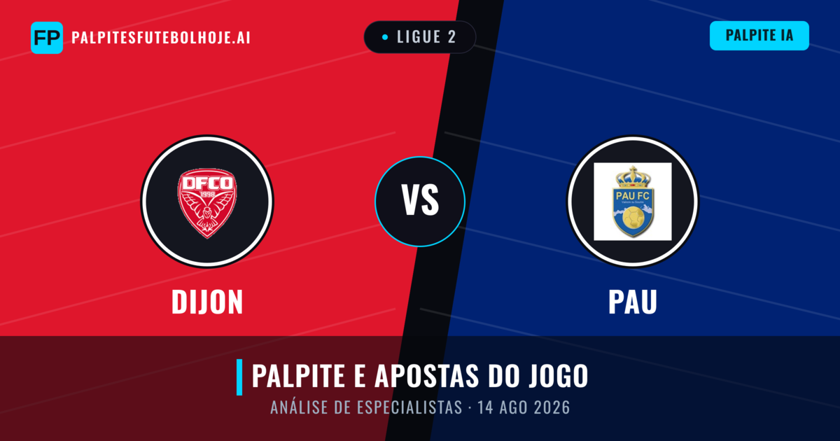Dijon vs PAU — prognóstico e prévia do jogo