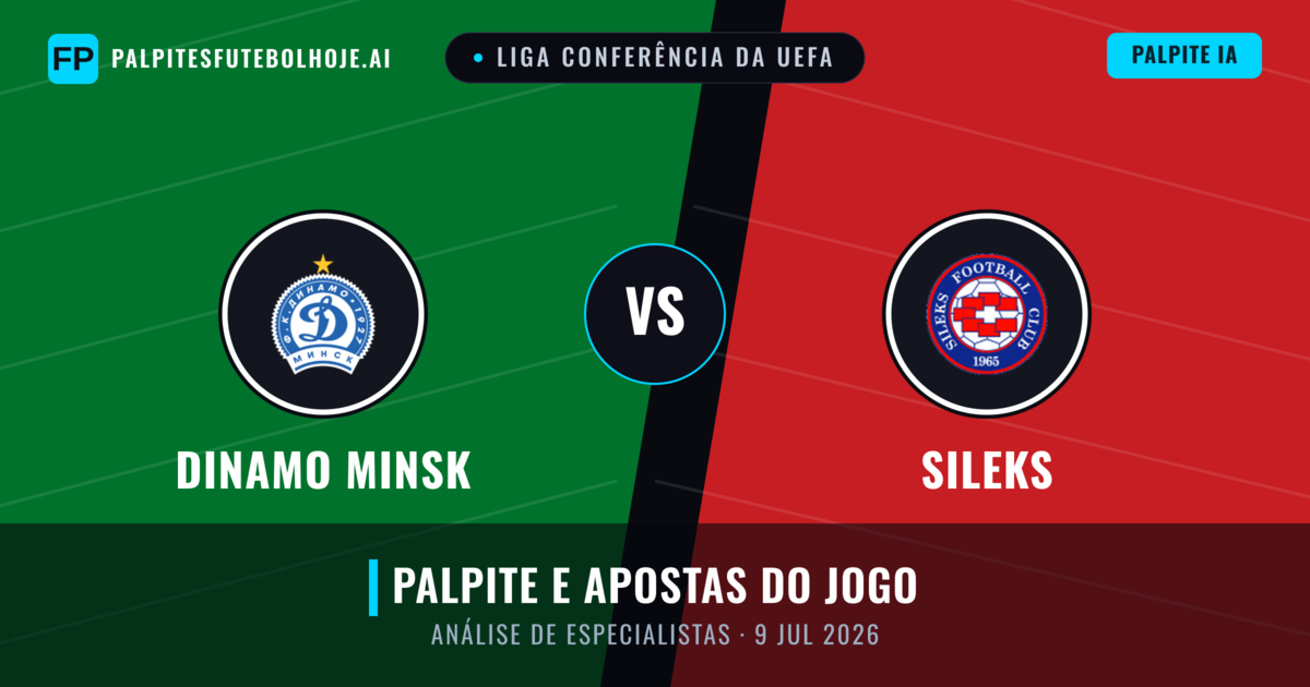 Dinamo Minsk vs Sileks — prognóstico e prévia do jogo