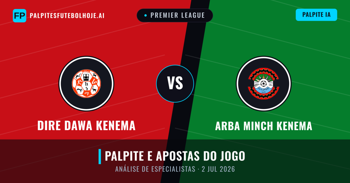 Dire Dawa Kenema vs Arba Minch Kenema — prognóstico e prévia do jogo