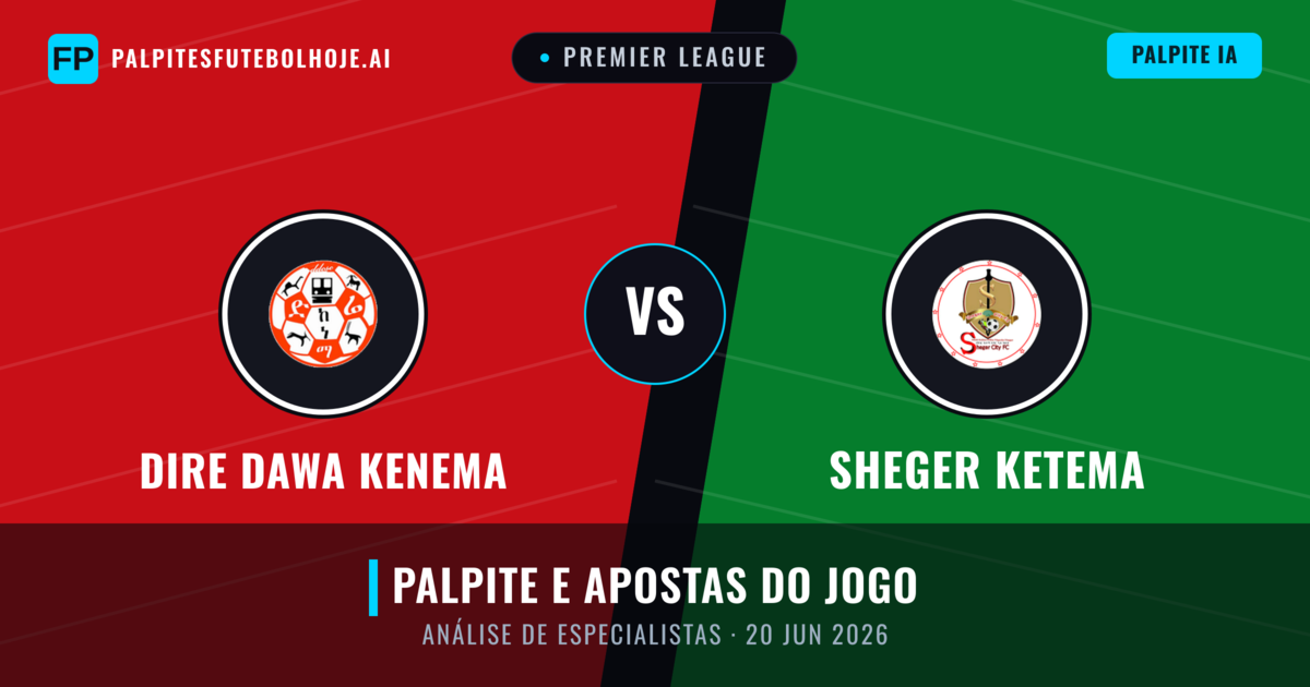 Dire Dawa Kenema vs Sheger Ketema — prognóstico e prévia do jogo