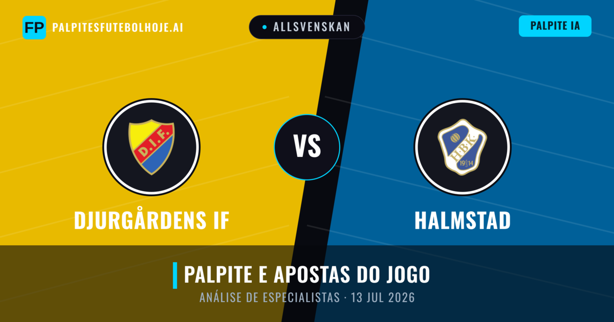 Djurgårdens IF vs Halmstad — prognóstico e prévia do jogo