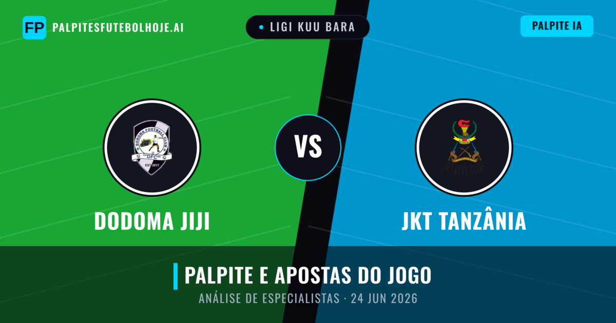 Dodoma Jiji vs JKT Tanzânia — prognóstico e prévia do jogo