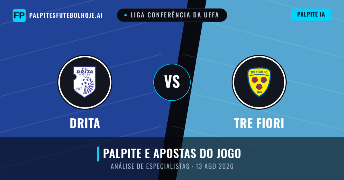 Drita vs Tre Fiori — prognóstico e prévia do jogo