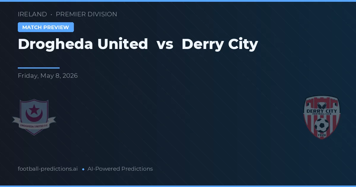 Drogheda United vs Derry City — prognóstico e prévia do jogo