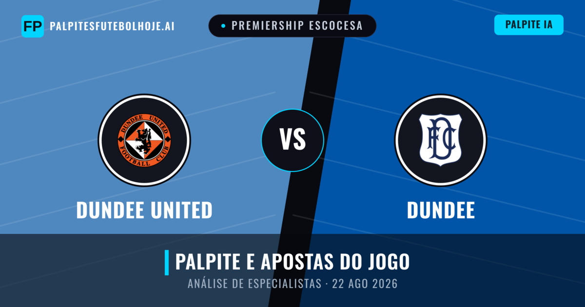 Dundee United vs Dundee — prognóstico e prévia do jogo