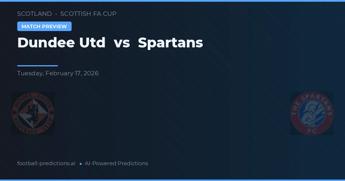 Dundee United vs Spartans — prognóstico e prévia do jogo