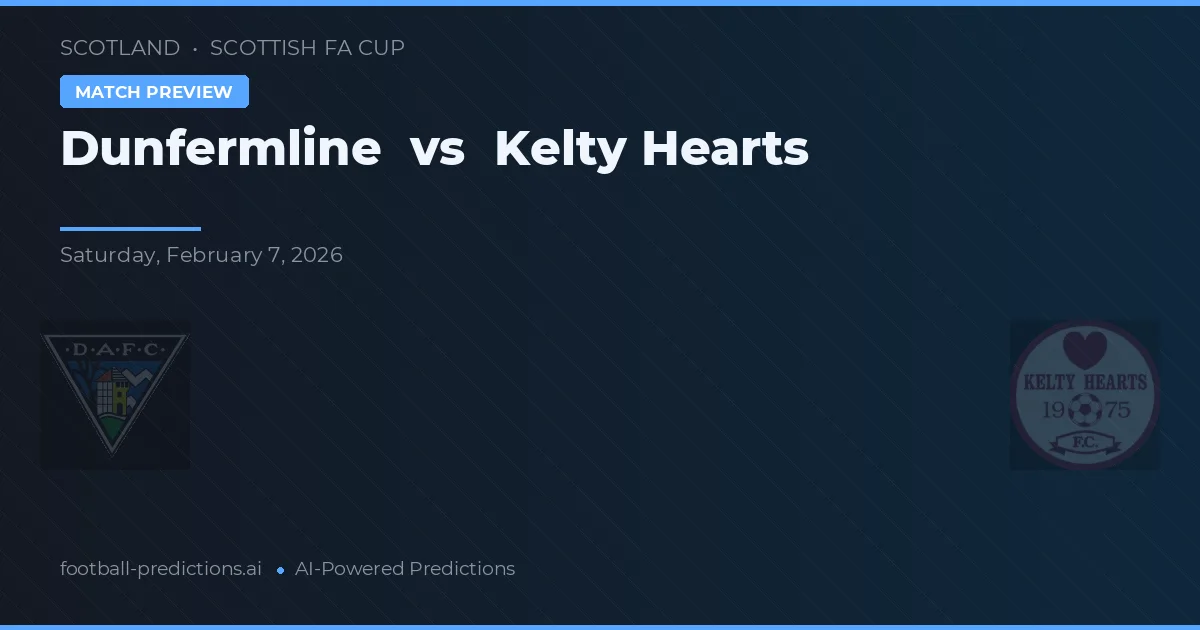 Dunfermline vs Kelty Hearts — prognóstico e prévia do jogo