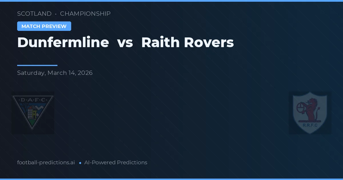 Dunfermline vs Raith Rovers — prognóstico e prévia do jogo