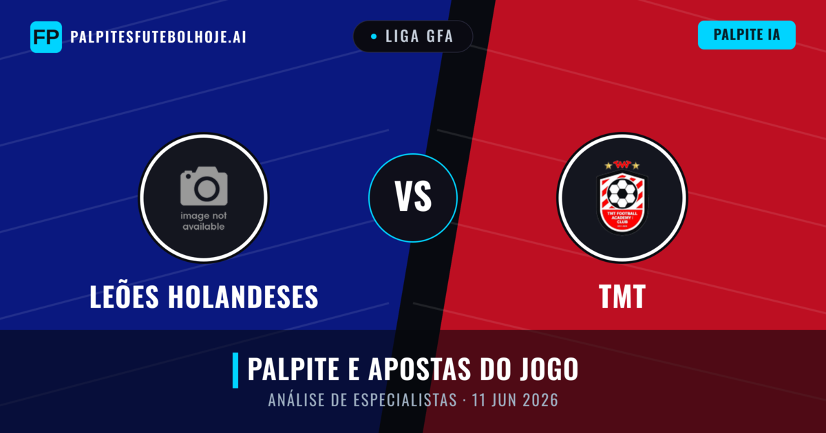 Leões Holandeses vs TMT — prognóstico e prévia do jogo