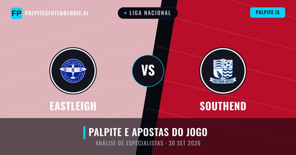 Eastleigh vs Southend — prognóstico e prévia do jogo