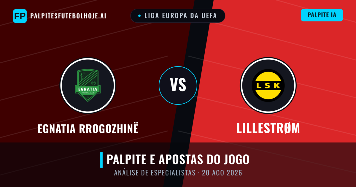 Egnatia Rrogozhinë vs Lillestrøm — prognóstico e prévia do jogo