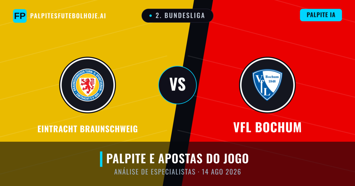 Eintracht Braunschweig vs VfL Bochum — prognóstico e prévia do jogo